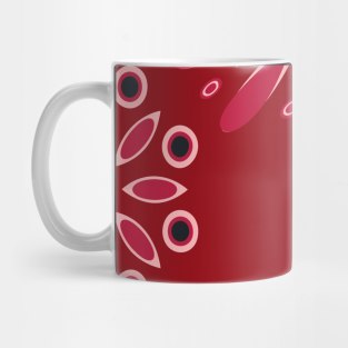 pattern with flowers and leaves Mug